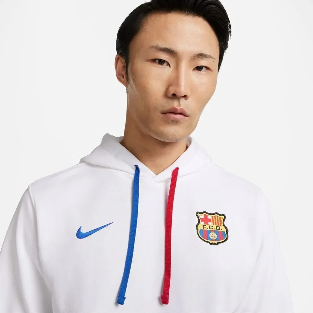 Nike FC Barcelona Club Fleece French Terry Pullover Hoodie